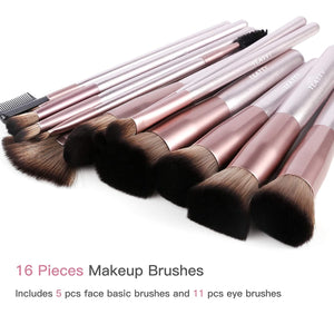 Stylish Rose Gold Makeup Brush Kit With 23 Pcs Makeup Brushes, Censers & Sponges Set