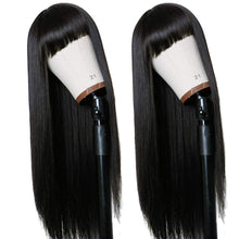 Load image into Gallery viewer, Natalia Silky Straight China Bang Synthetic Wig