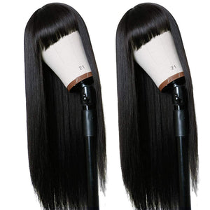 Natalia Silky Straight China Bang Synthetic Wig