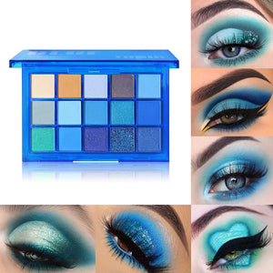 Aqua Blue Eye Candy Eyeshadow Palette