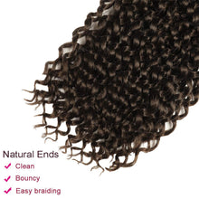 Load image into Gallery viewer, Light Bown Water Wave Passion Twist Crochet Hair