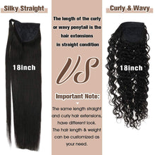 Load image into Gallery viewer, Brittney Deep Wave 14-20 Inches Human Hair Wrap Around Ponytail