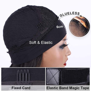 Black Long Straight Synthetic Headband Wig