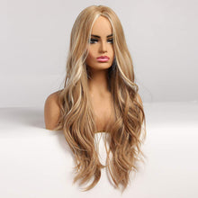 Load image into Gallery viewer, Kaitlyn Blonde With Highlights Synthetic Beach Waves Wig